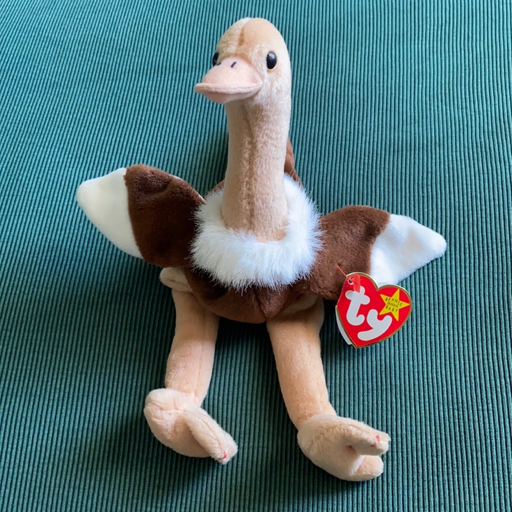 Ostrich Beanie Baby